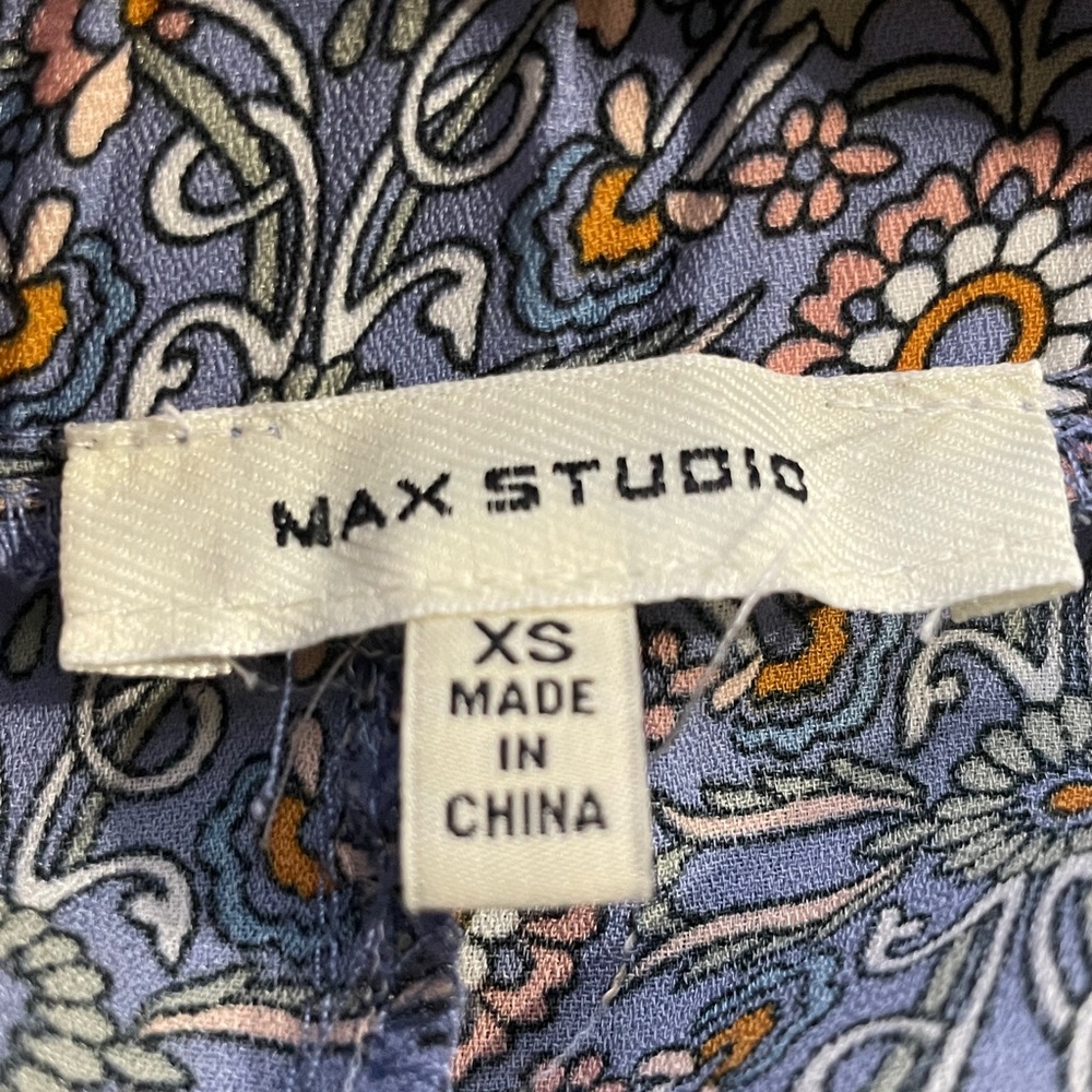 Max Studio Floral Button-Front Maxi Skirt - Picture 5 of 6